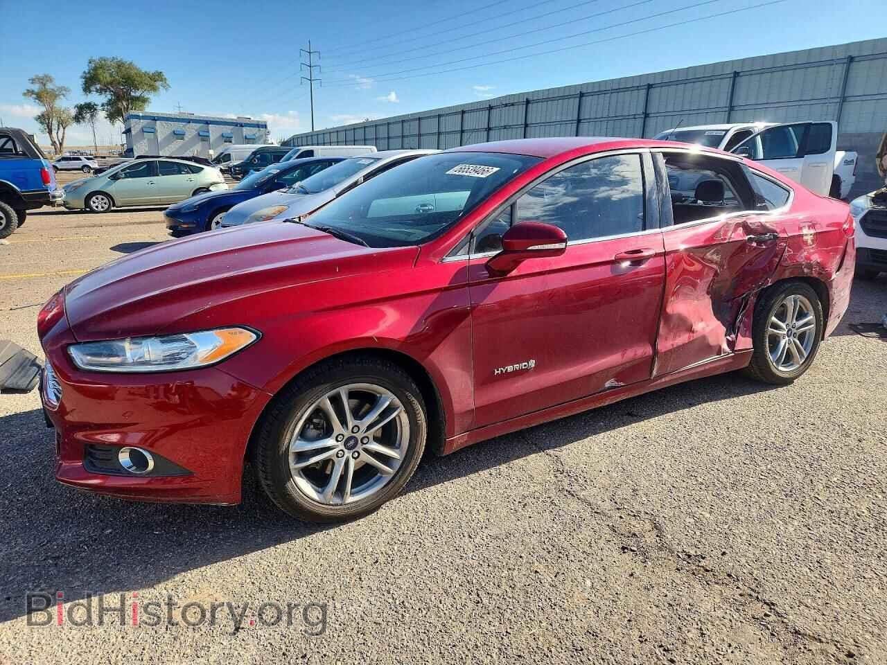 Photo 3FA6P0LU0GR289921 - FORD FUSION 2016