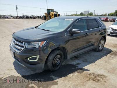 2015 Ford EDGE SEL, черный — VIN 2FMTK3J95FBB09787, Copart