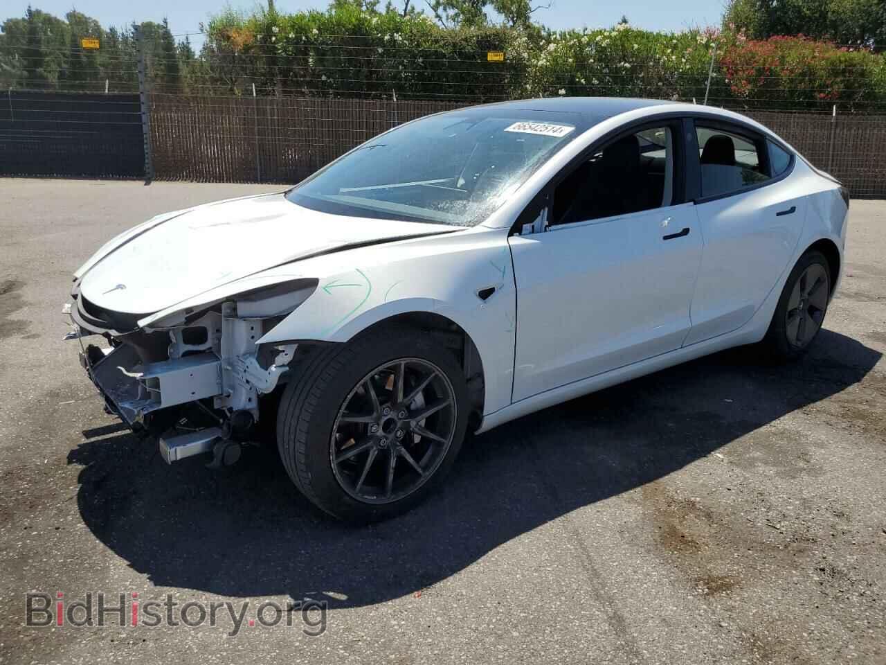 Photo 5YJ3E1EA2NF126066 - TESLA MODEL 3 2022