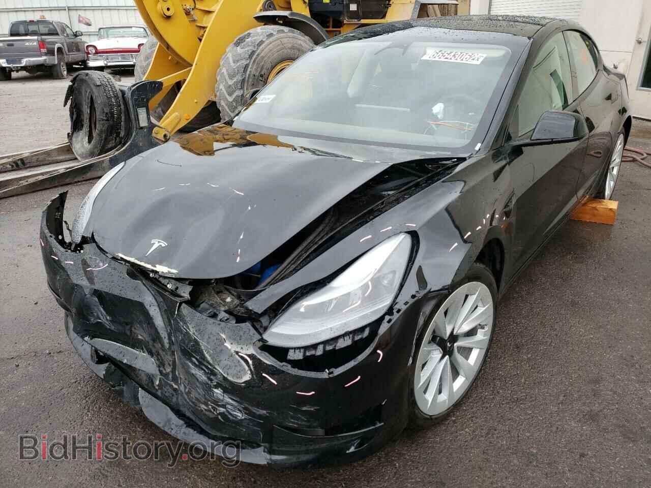 2022 TESLA MODEL 3 - VIN: 5YJ3E1EA8NF187714 - Фото 2