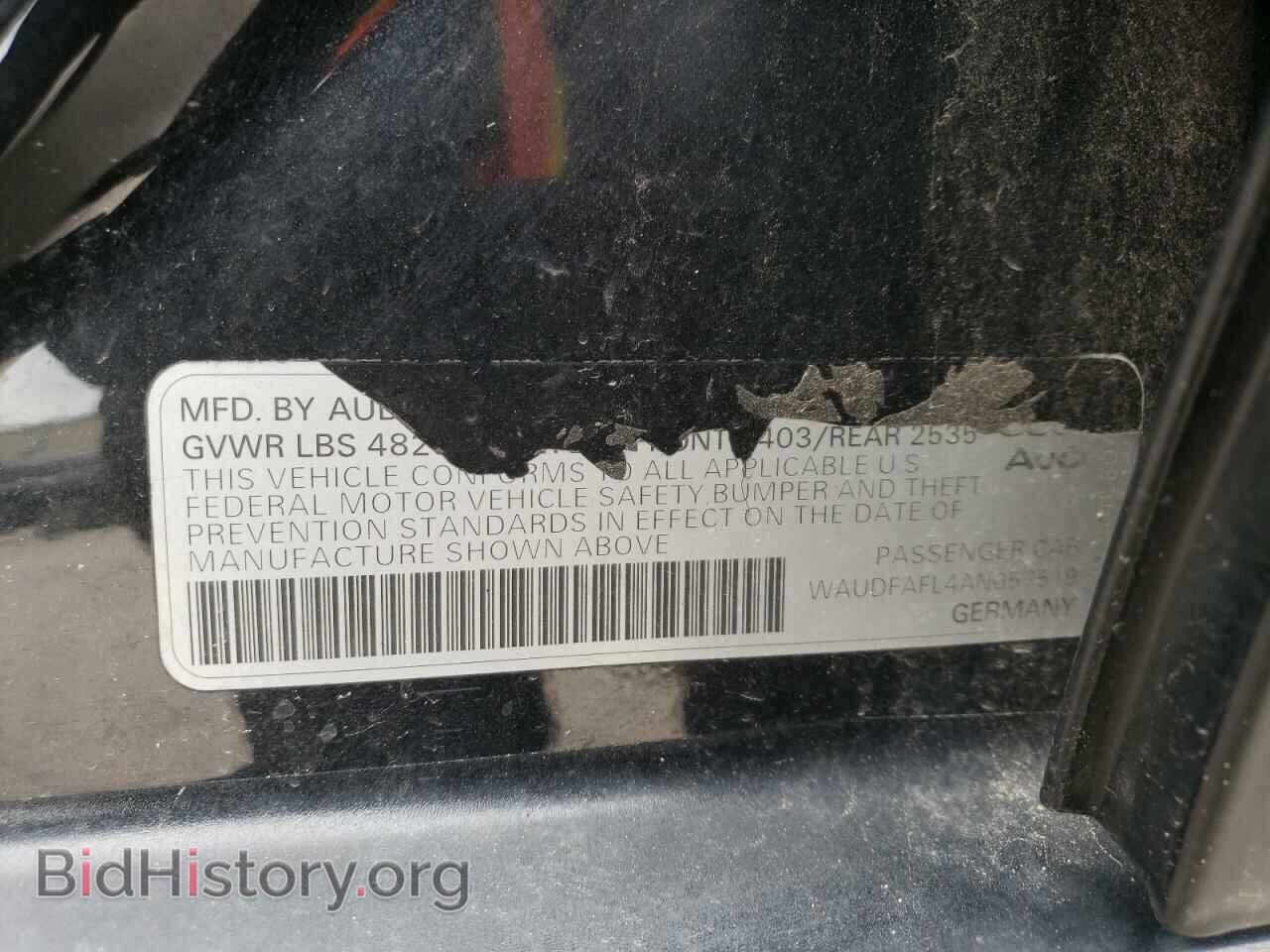 2010 AUDI A4 - VIN: WAUDFAFL4AN057519 - Фото 13