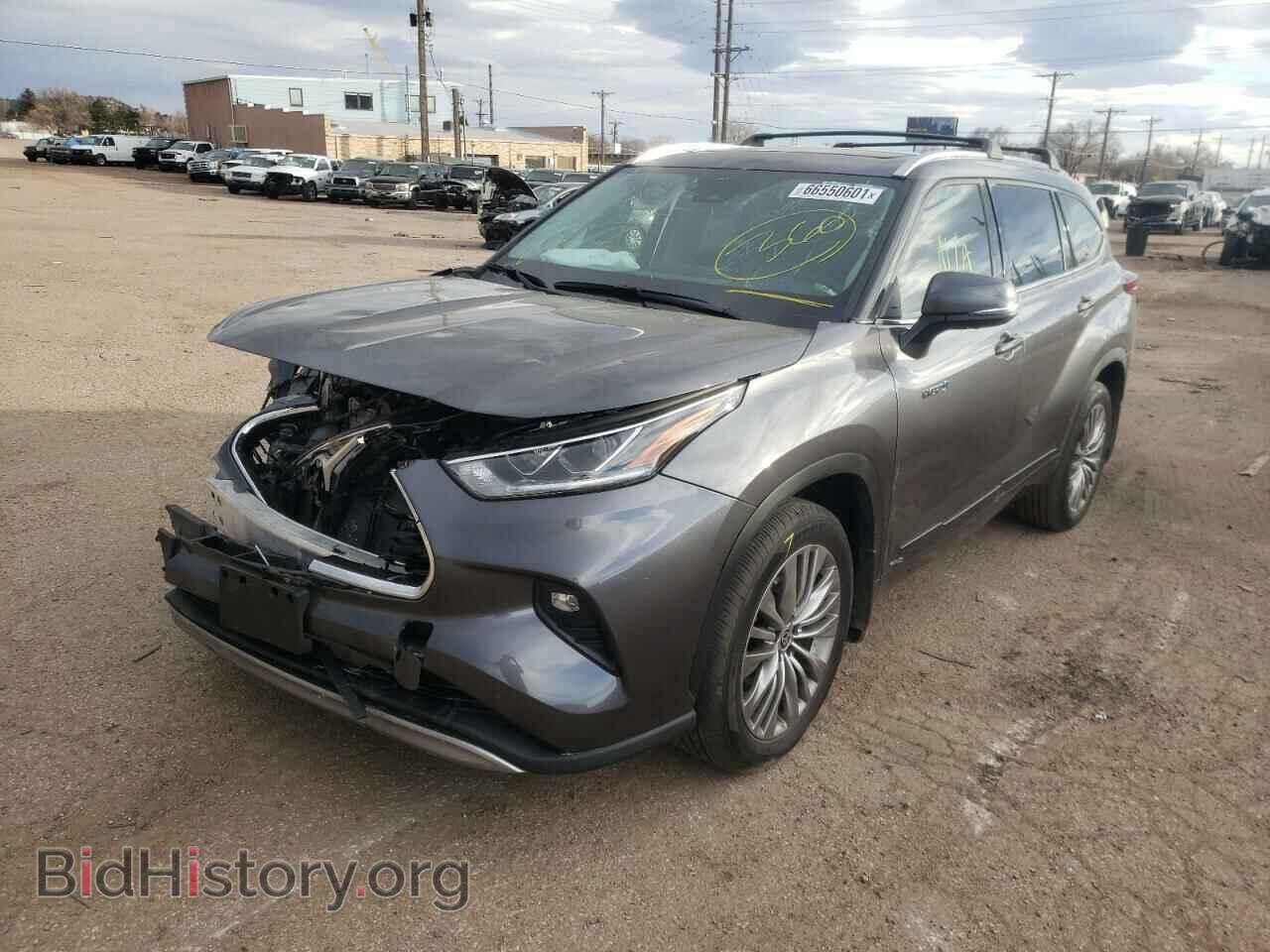 2021 TOYOTA HIGHLANDER - VIN: 5TDEBRCH2MS041898 - Фото 2