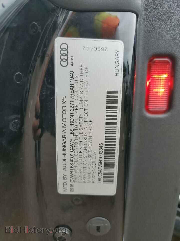 2017 AUDI TT - VIN: TRUC5AFV5H1002846 - Фото 13