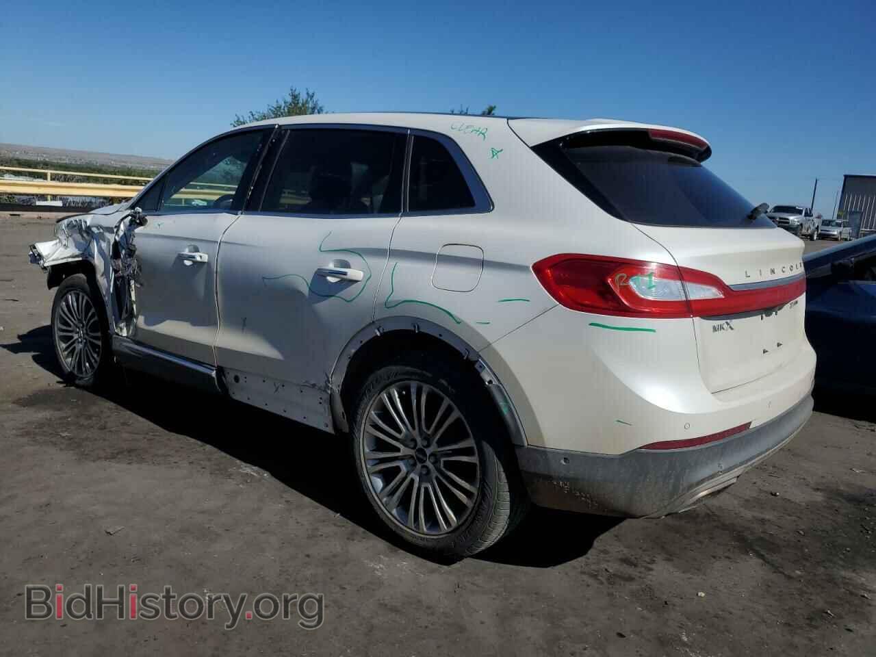 2016 LINCOLN MKX - VIN: 2LMPJ6LP7GBL57255 - Фото 2