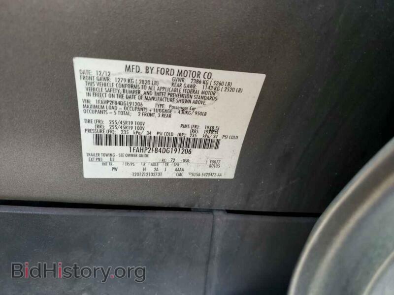 2013 Ford TAURUS (VIN 1FAHP2F84DG191206) — photo 10 of 10
