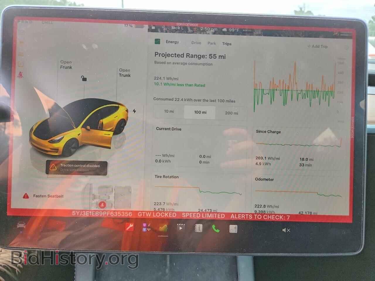 2023 TESLA MODEL 3 - VIN: 5YJ3E1EB9PF635356 - Фото 9