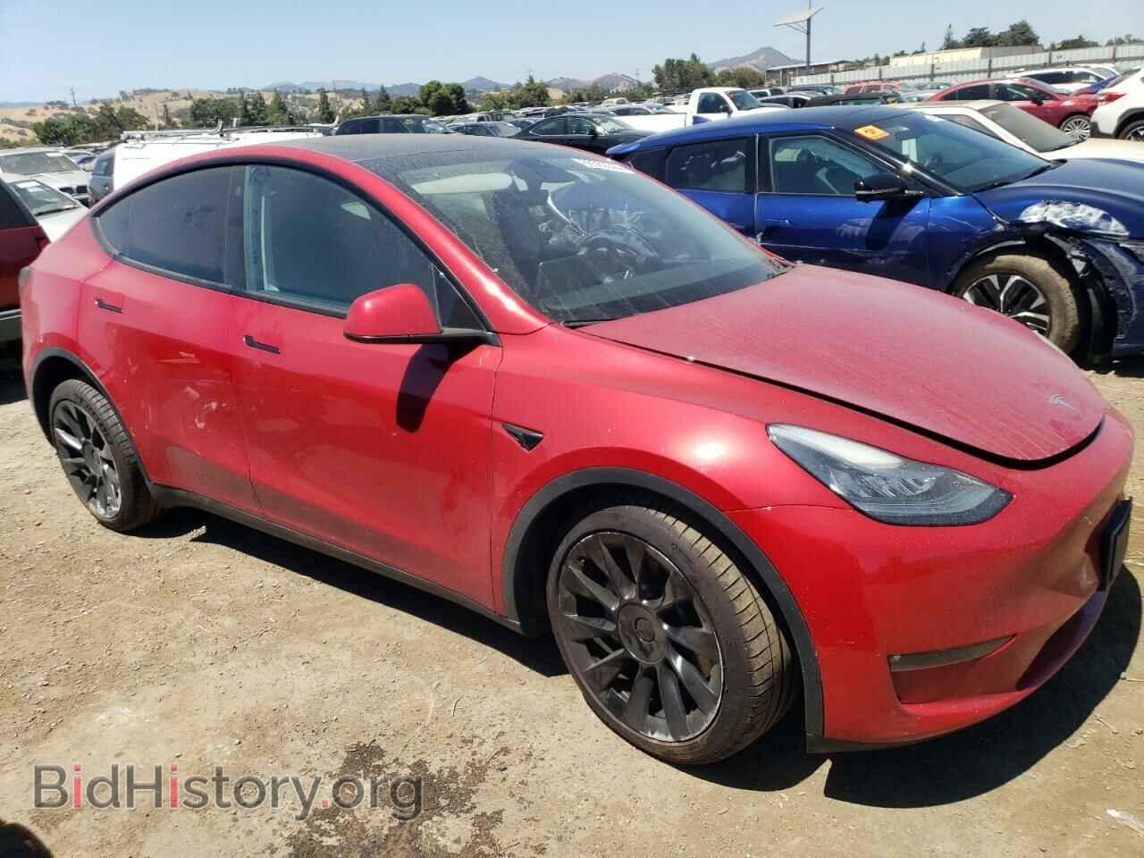 2022 TESLA MODEL Y - VIN: 7SAYGDEE3NF387164 - Фото 4