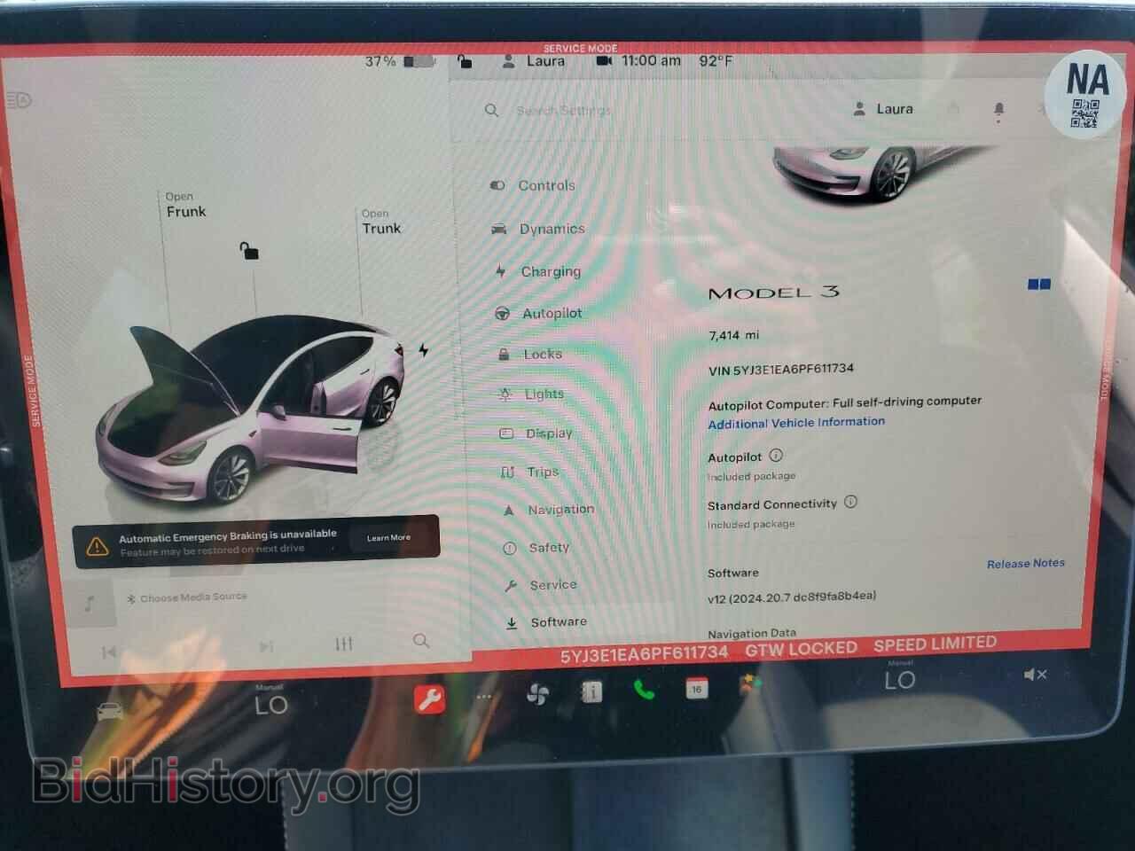 2023 TESLA MODEL 3 - VIN: 5YJ3E1EA6PF611734 - Photo 9