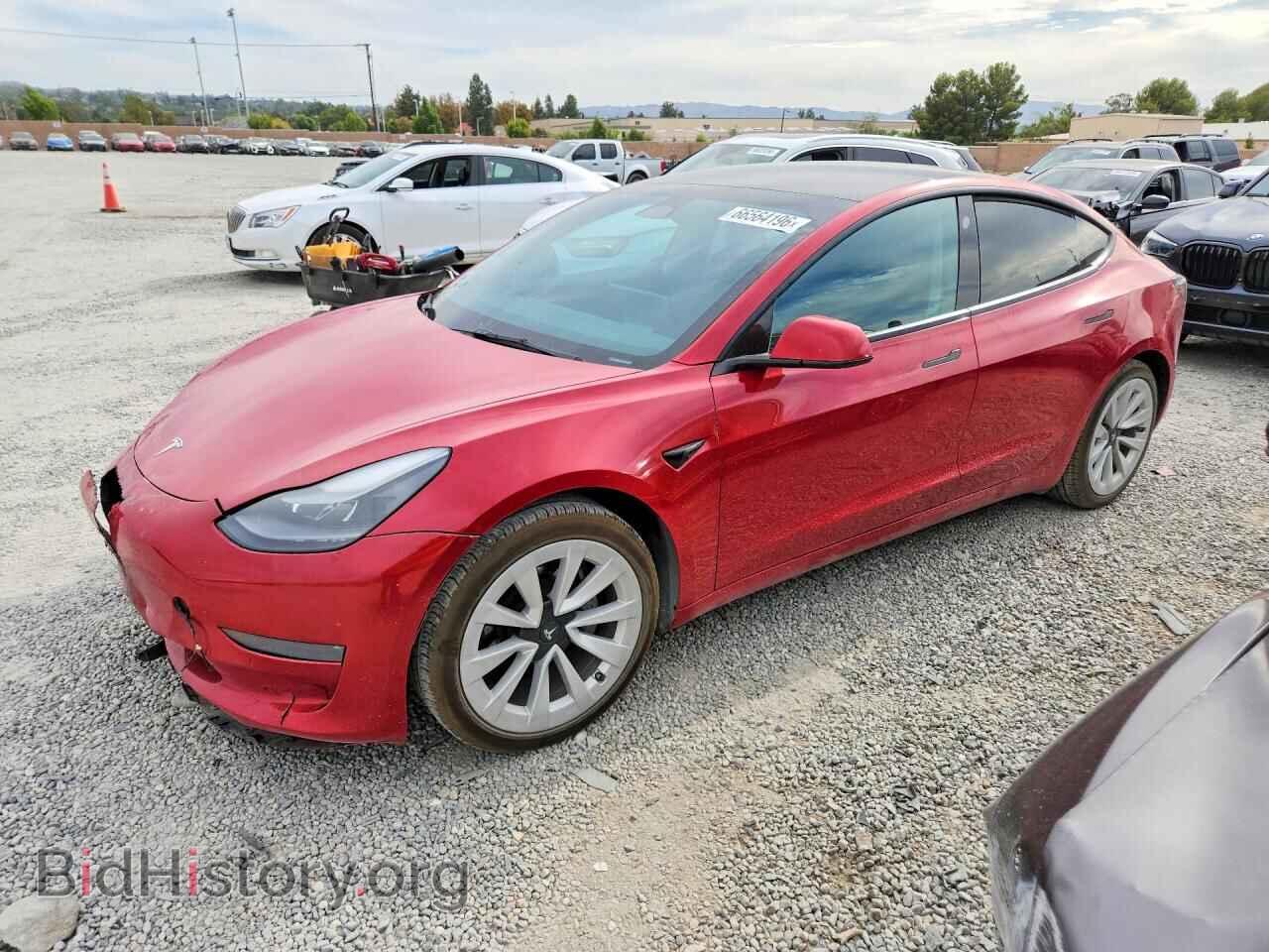 Photo 5YJ3E1EB9NF192557 - TESLA MODEL 3 2022