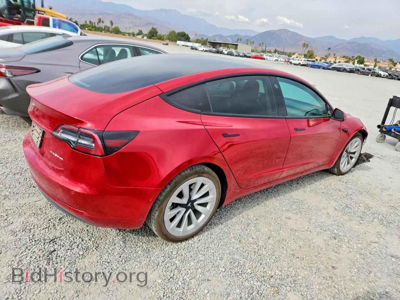 2022 TESLA MODEL 3 - VIN: 5YJ3E1EB9NF192557 - Photo 3