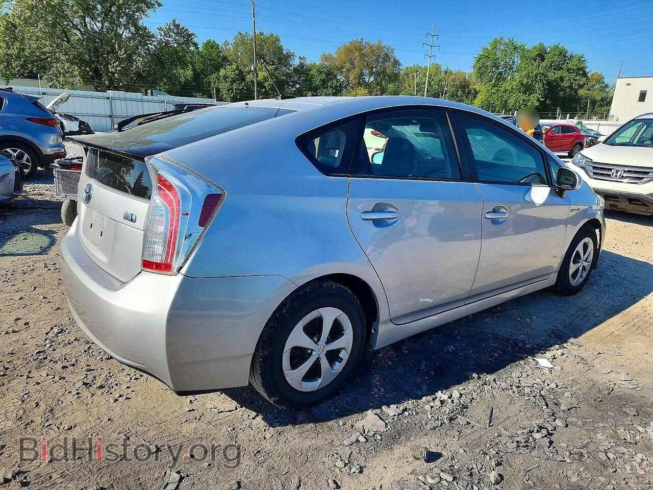2014 TOYOTA PRIUS - VIN: JTDKN3DU4E0372585 - Фото 3