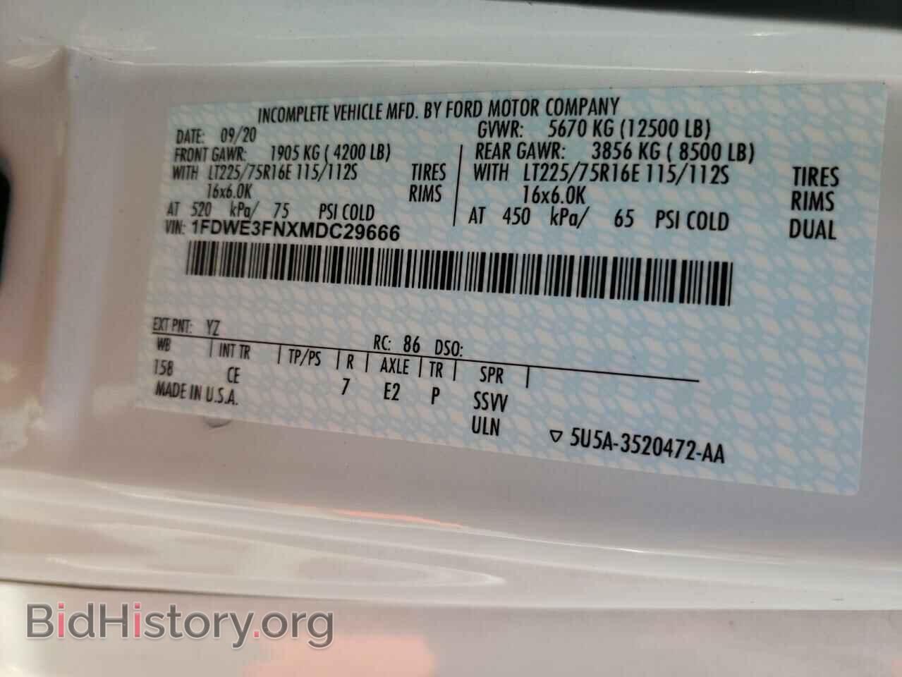 2021 FORD ECONOLINE - VIN: 1FDWE3FNXMDC29666 - Photo 10