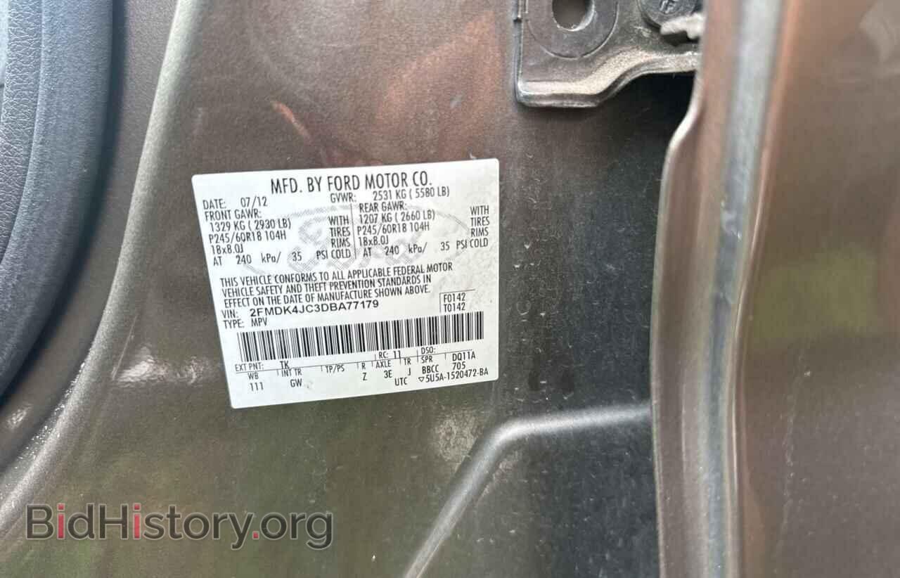 2013 FORD EDGE - VIN: 2FMDK4JC3DBA77179 - Photo 10