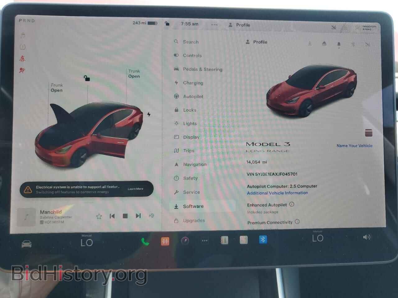 2018 TESLA MODEL 3 - VIN: 5YJ3E1EAXJF045701 - Фото 9