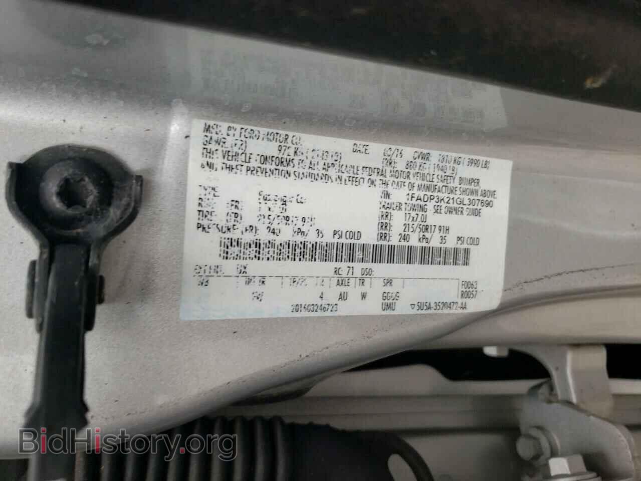 2016 FORD FOCUS - VIN: 1FADP3K21GL307690 - Photo 12