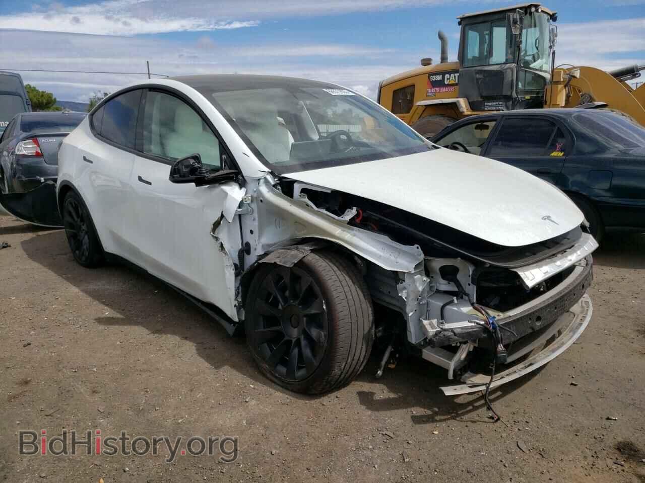2022 TESLA MODEL Y - VIN: 7SAYGAEE7NF570596 - Фото 4