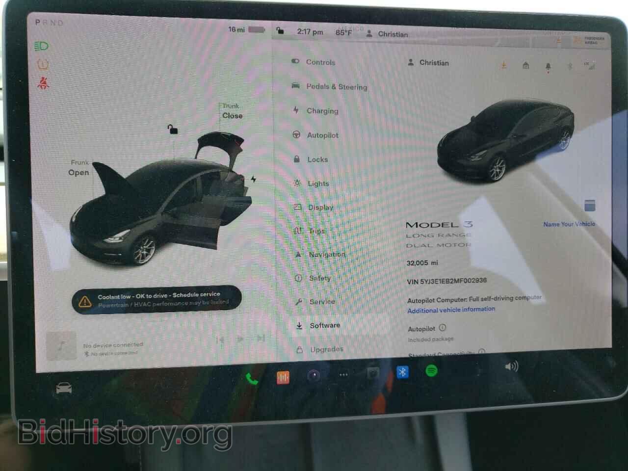 2021 TESLA MODEL 3 - VIN: 5YJ3E1EB2MF002936 - Фото 9