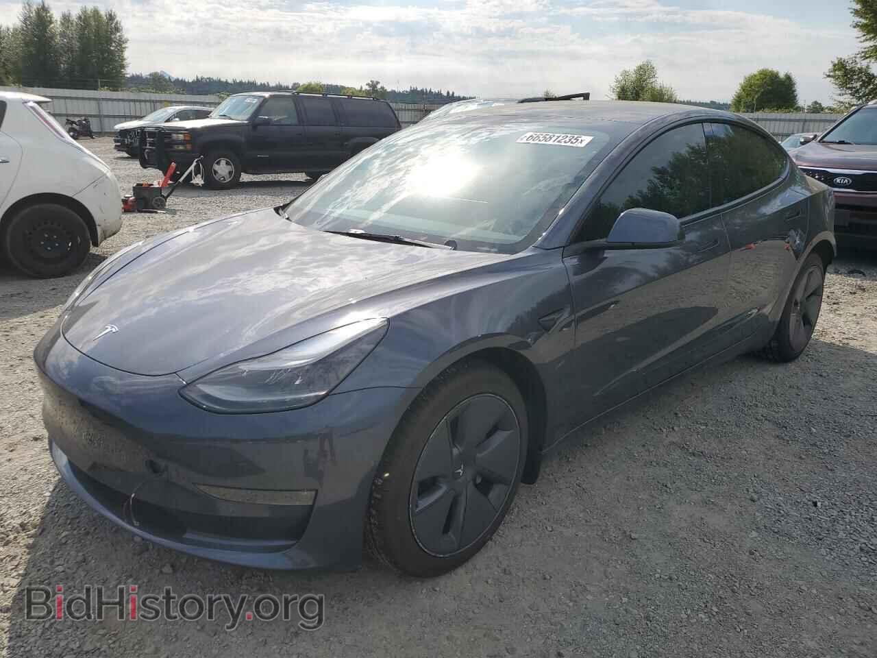 Photo 5YJ3E1EB3NF349404 - TESLA MODEL 3 2022