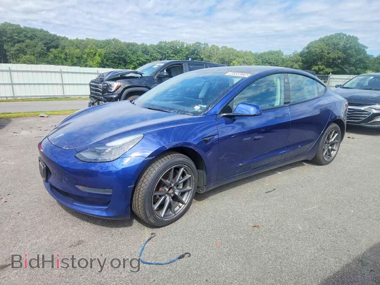 Photo 5YJ3E1EA1NF371277 - TESLA MODEL 3 2022