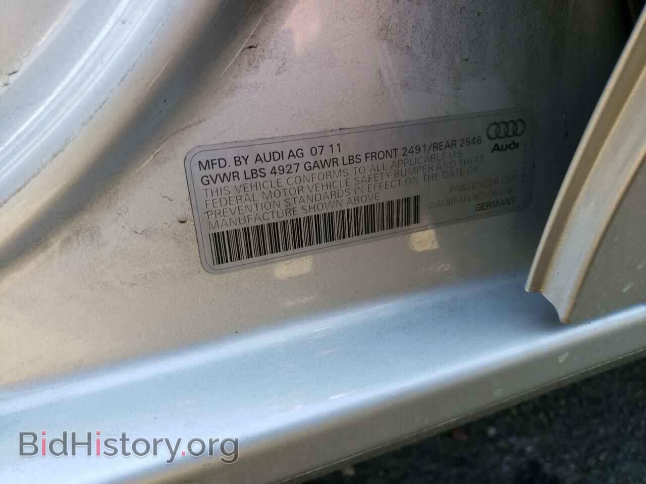 2012 AUDI A4 - VIN: WAUBFAFL8CN003280 - Фото 12