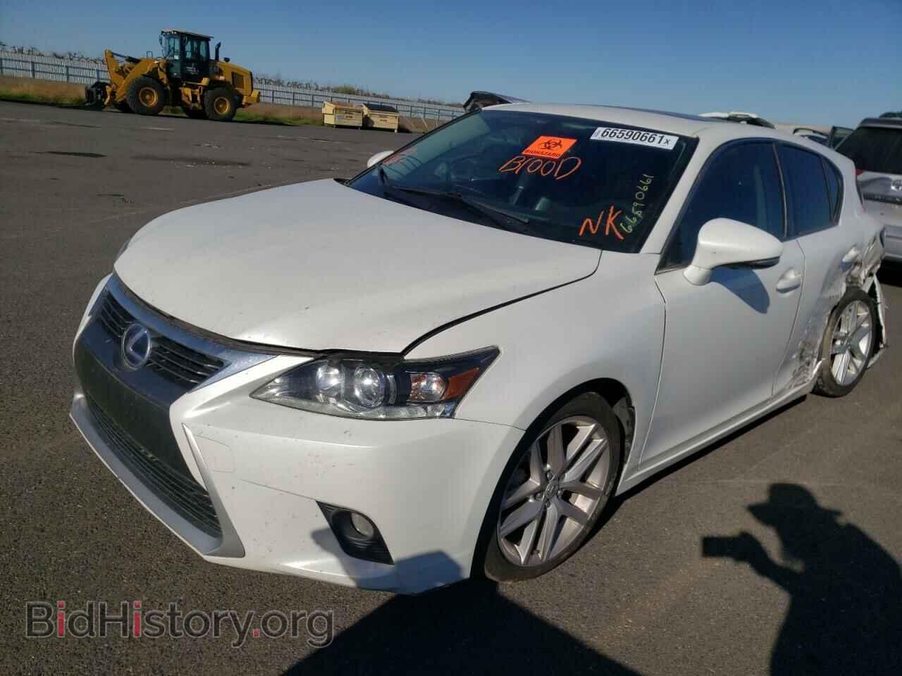 2014 LEXUS CT 200 - VIN: JTHKD5BH2E2208565 - Фото 2