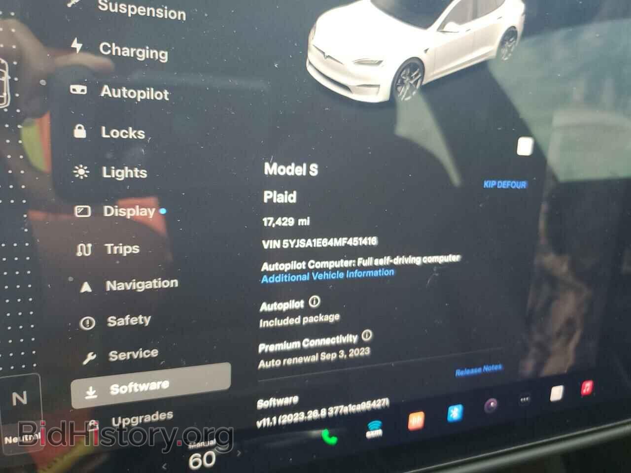 2021 TESLA MODEL S - VIN: 5YJSA1E64MF451416 - Photo 9