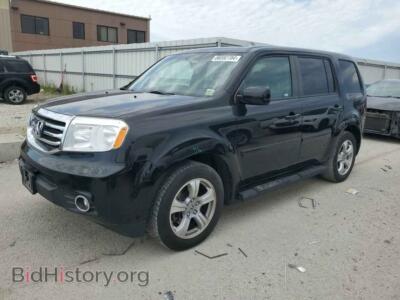 2013 Honda PILOT EXL, black — VIN 5FNYF4H55DB054586, Copart