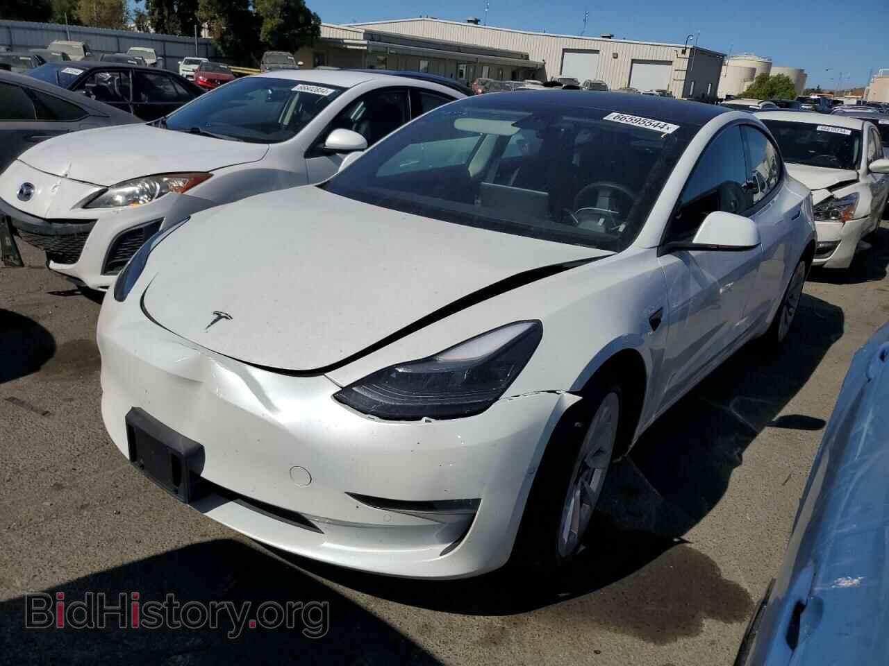 Photo 5YJ3E1EA5NF134727 - TESLA MODEL 3 2022