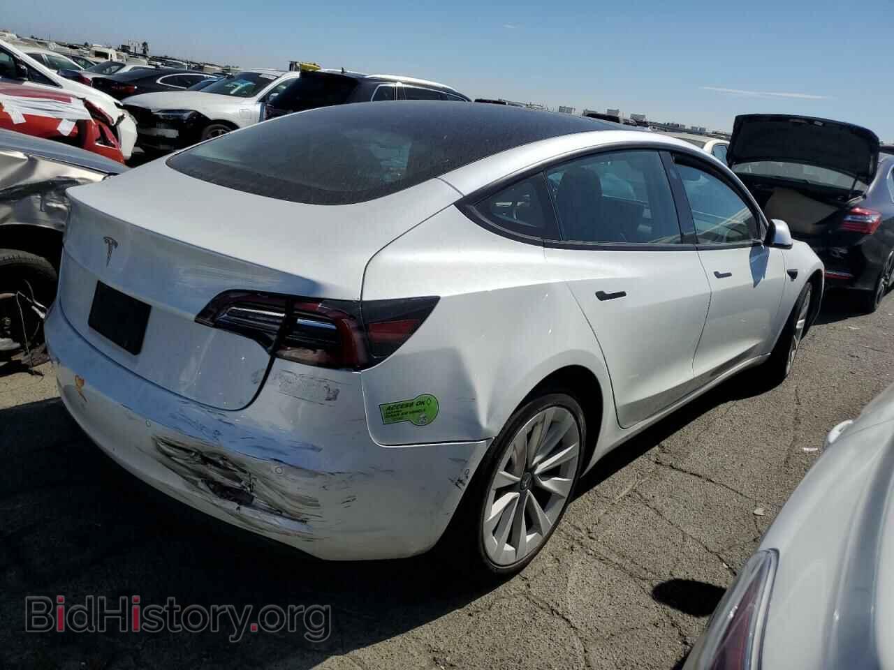 2022 TESLA MODEL 3 - VIN: 5YJ3E1EA5NF134727 - Фото 3