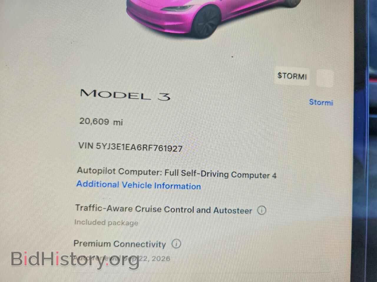 2024 TESLA MODEL 3 - VIN: 5YJ3E1EA6RF761927 - Photo 9