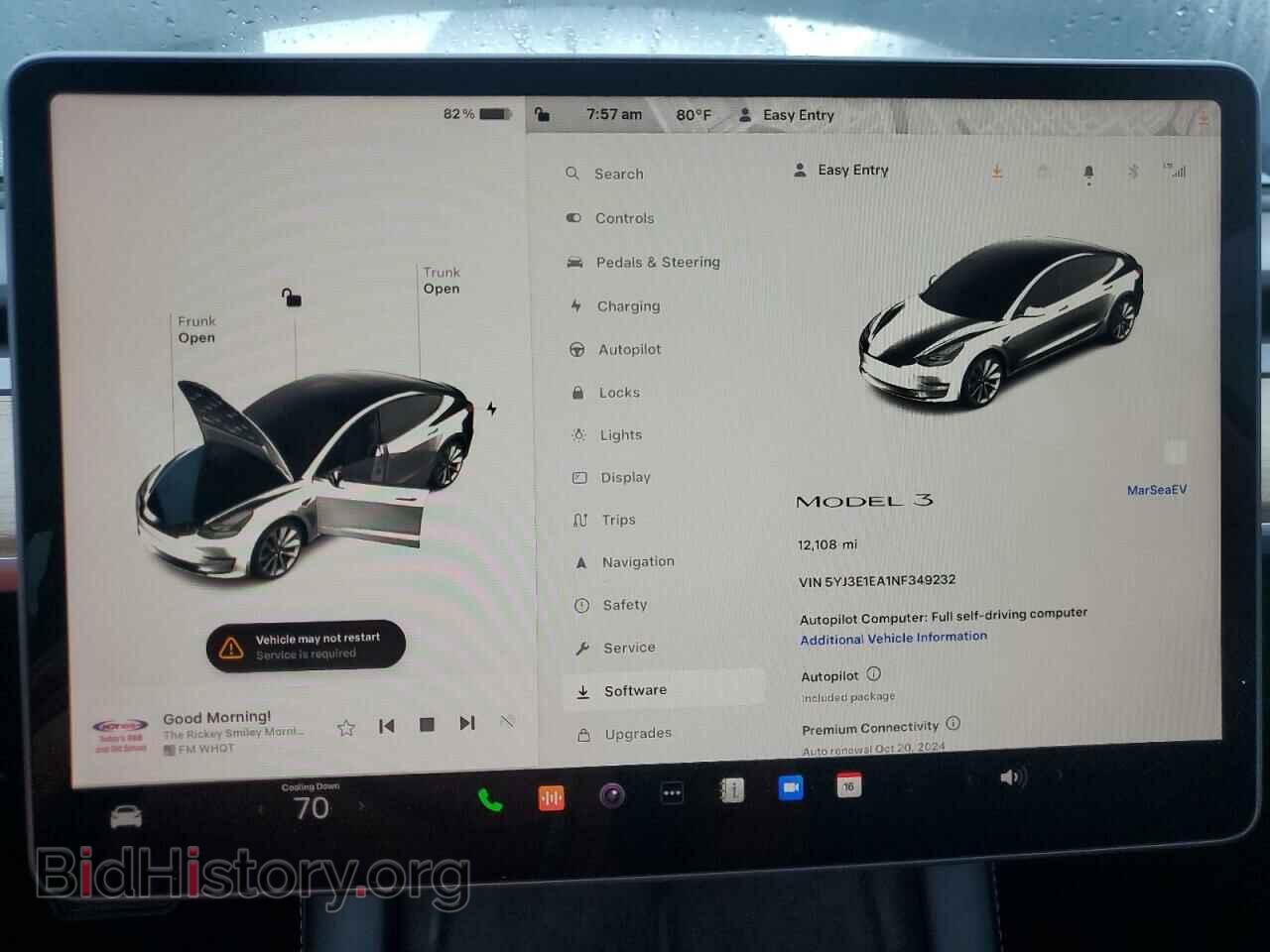 2022 TESLA MODEL 3 - VIN: 5YJ3E1EA1NF349232 - Фото 9