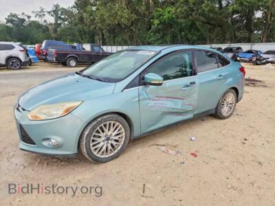 2012 Ford FOCUS SEL, teal — VIN 1FAHP3H29CL232031, Copart
