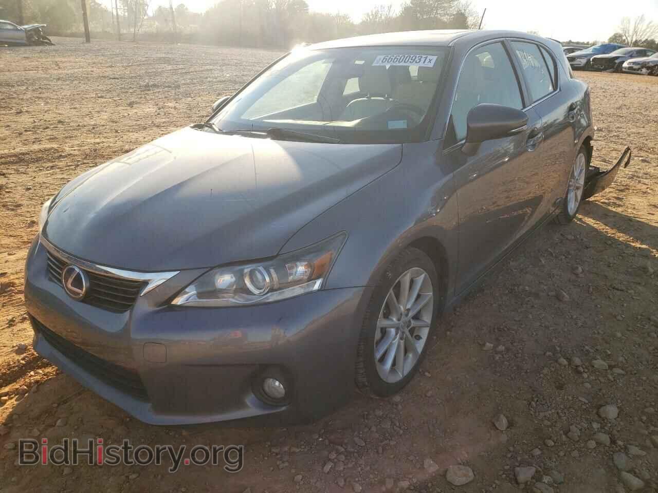 2012 LEXUS CT 200 - VIN: JTHKD5BH9C2068155 - Фото 2