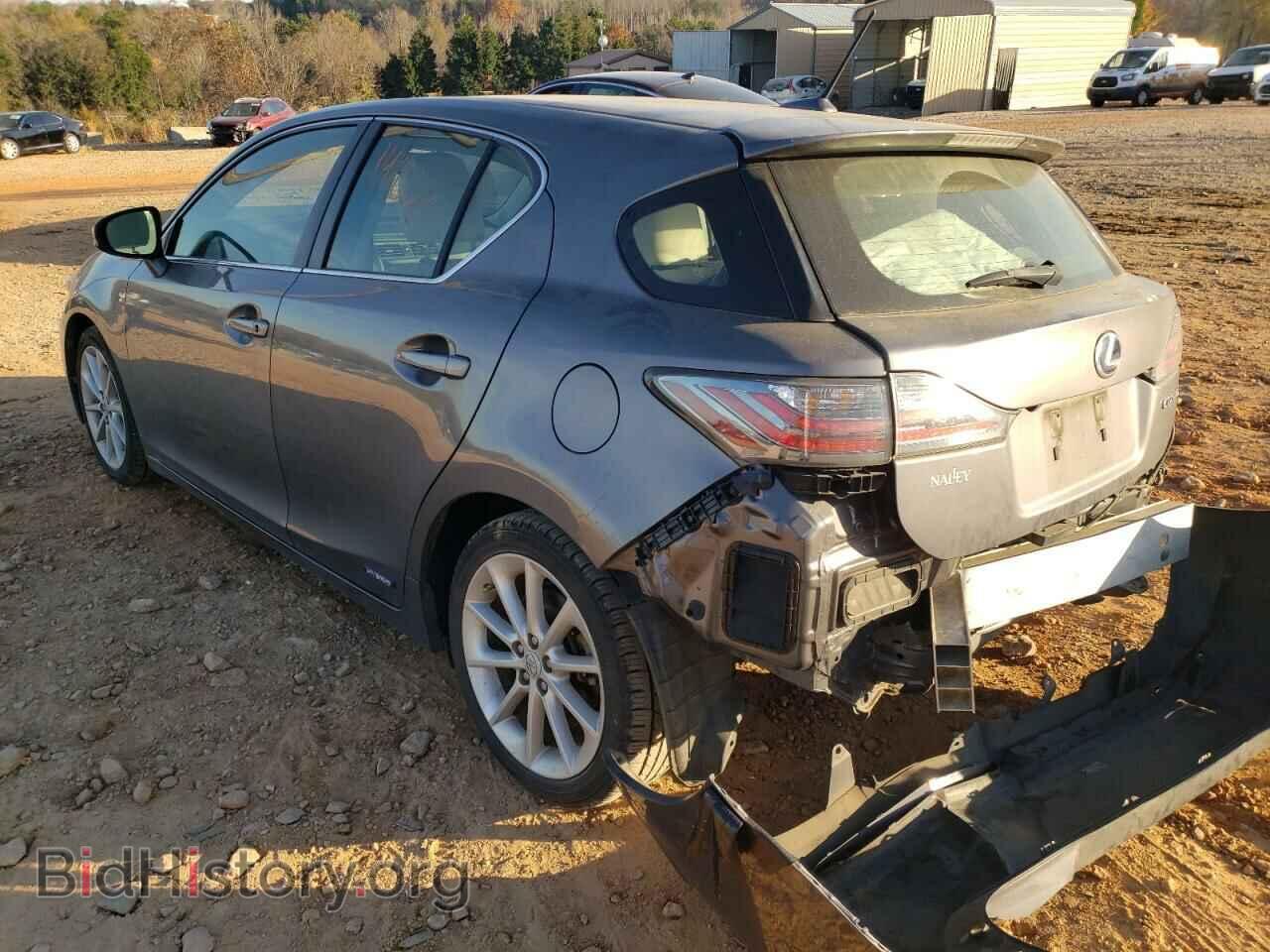 2012 LEXUS CT 200 - VIN: JTHKD5BH9C2068155 - Фото 3