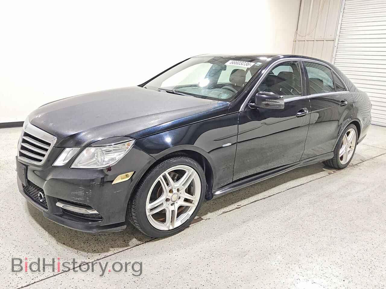 Photo WDDHF8JB9CA597587 - MERCEDES-BENZ E-CLASS 2012