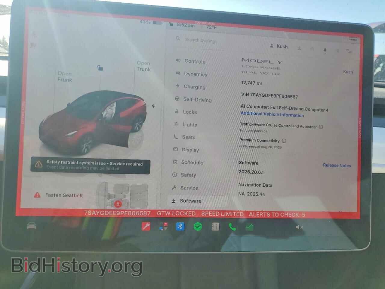 2023 TESLA MODEL Y - VIN: 7SAYGDEE9PF806587 - Photo 9