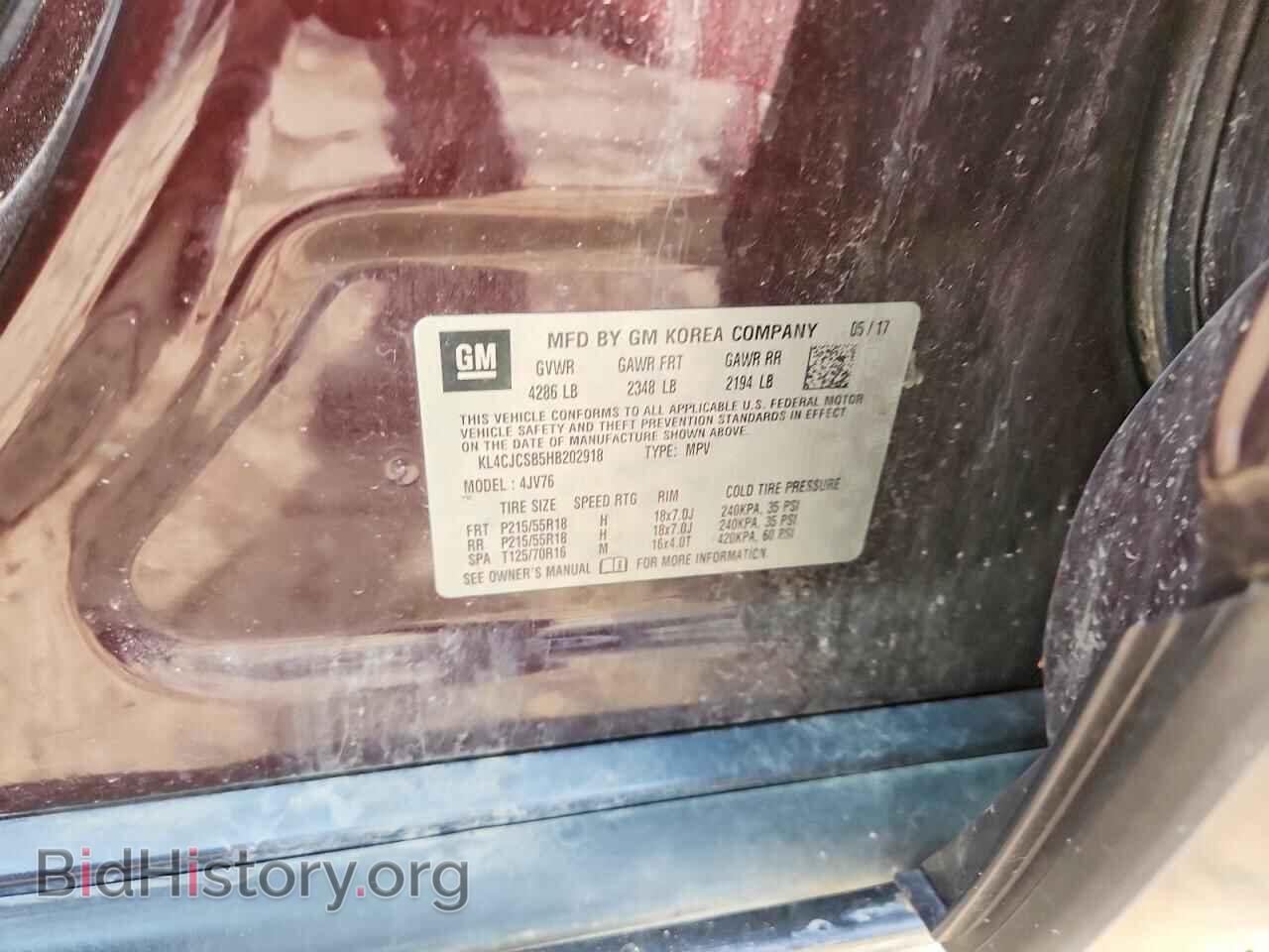 2017 BUICK ENCORE - VIN: KL4CJCSB5HB202918 - Photo 13