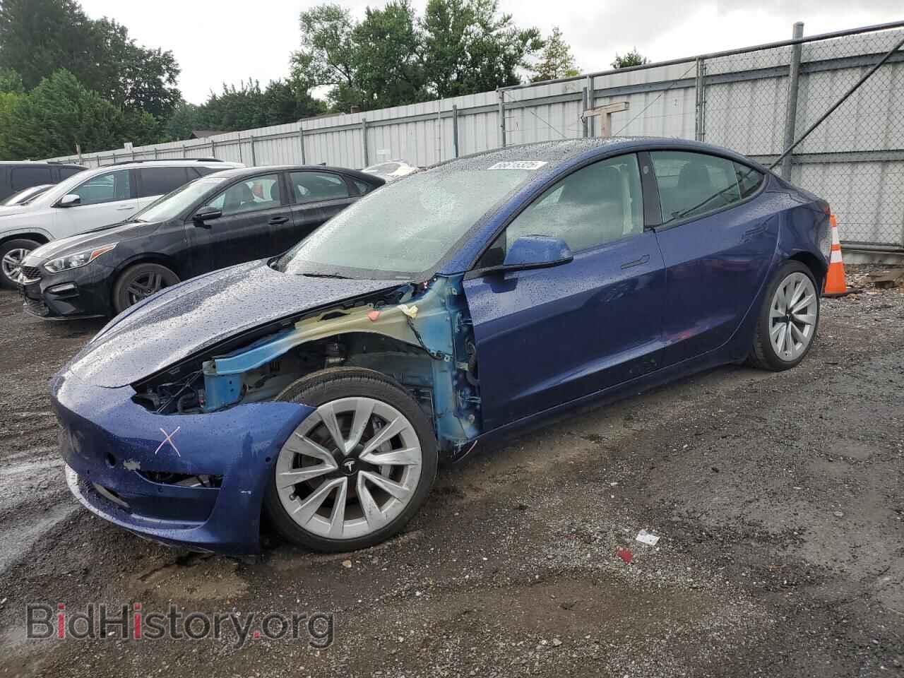 Фотография 5YJ3E1EA6NF308949 - TESLA MODEL 3 2022