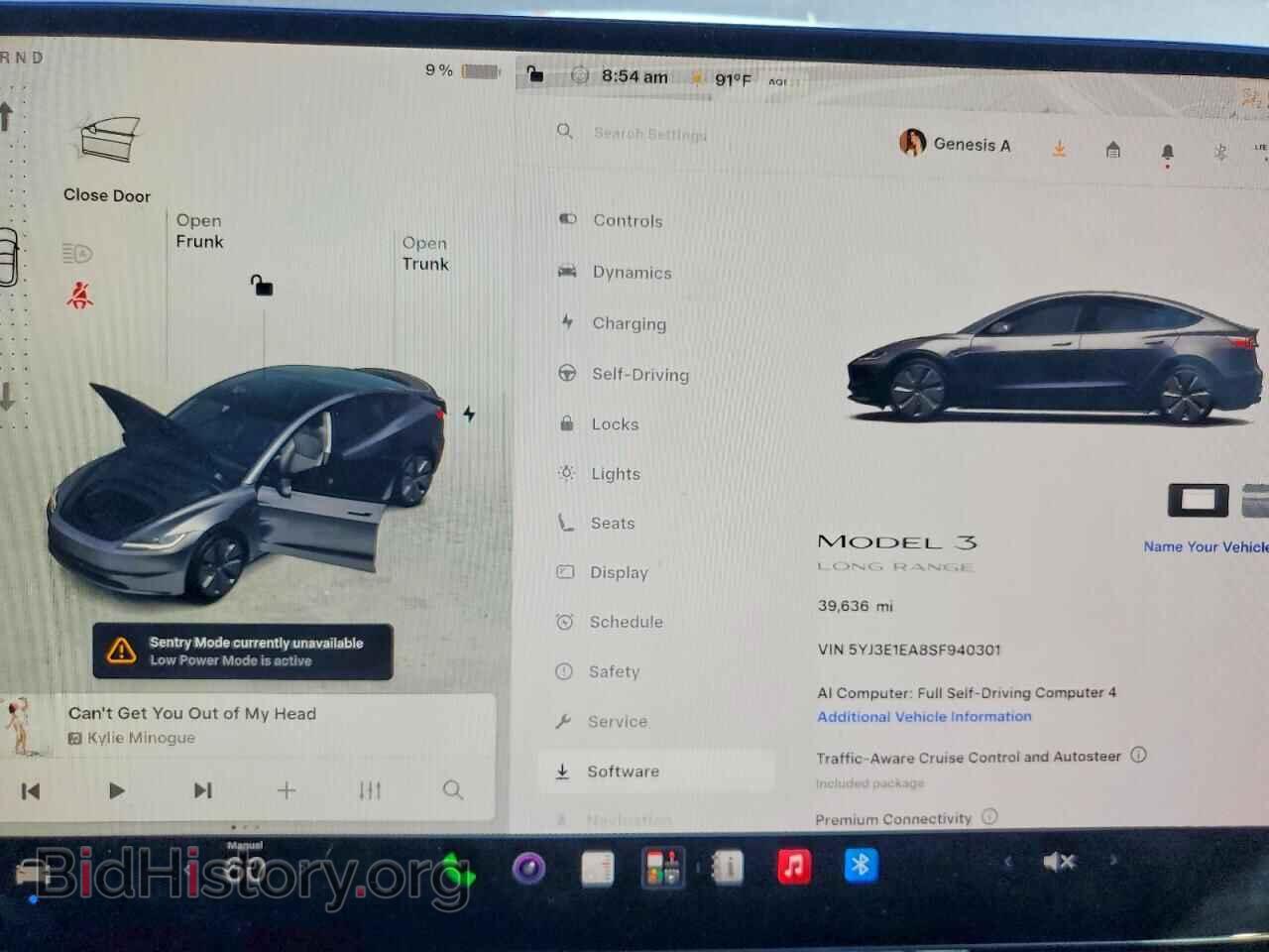 2025 TESLA MODEL 3 - VIN: 5YJ3E1EA8SF940301 - Photo 9