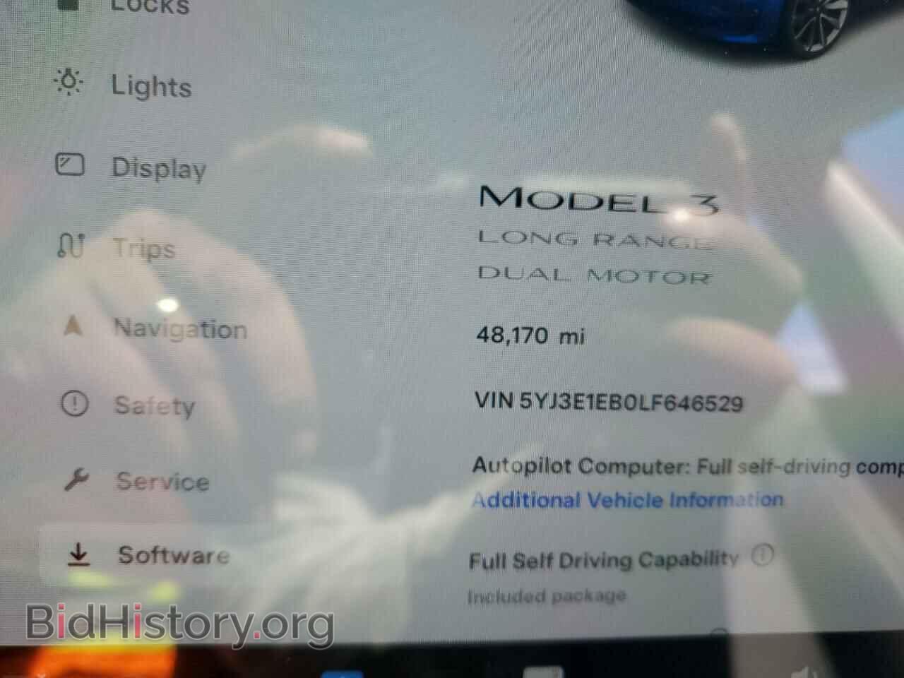 2020 TESLA MODEL 3 - VIN: 5YJ3E1EB0LF646529 - Фото 9