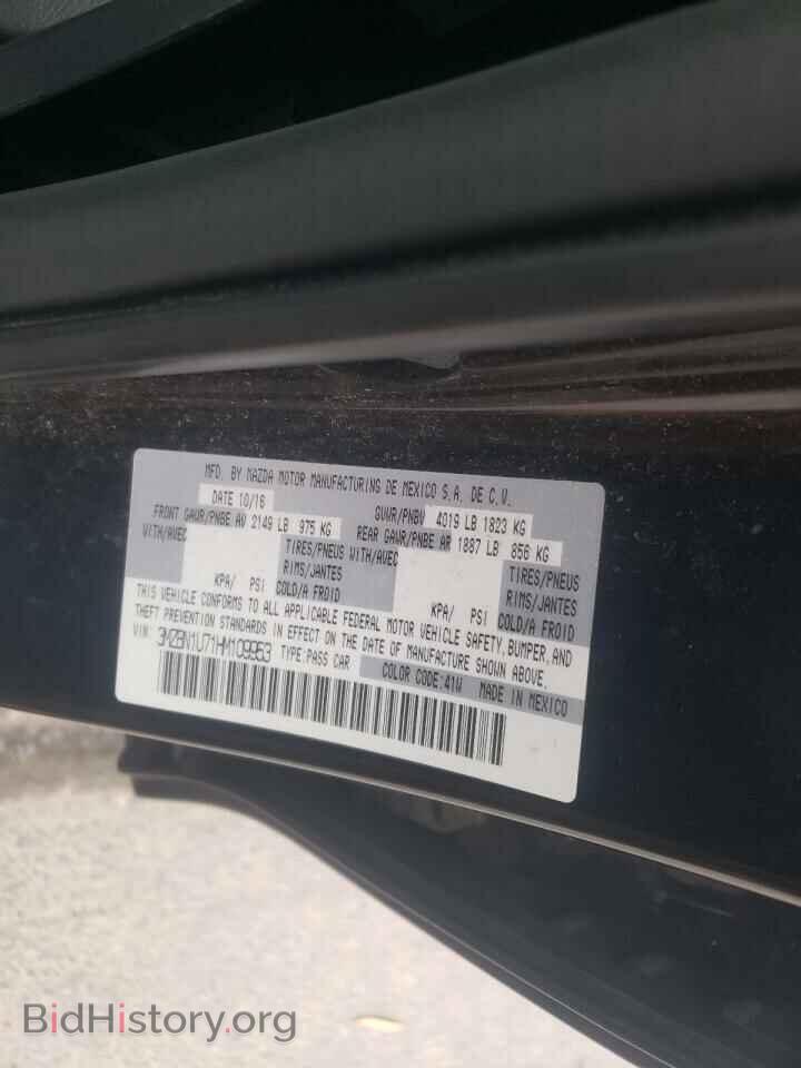 2017 MAZDA 3 - VIN: 3MZBN1U71HM109953 - Фото 10