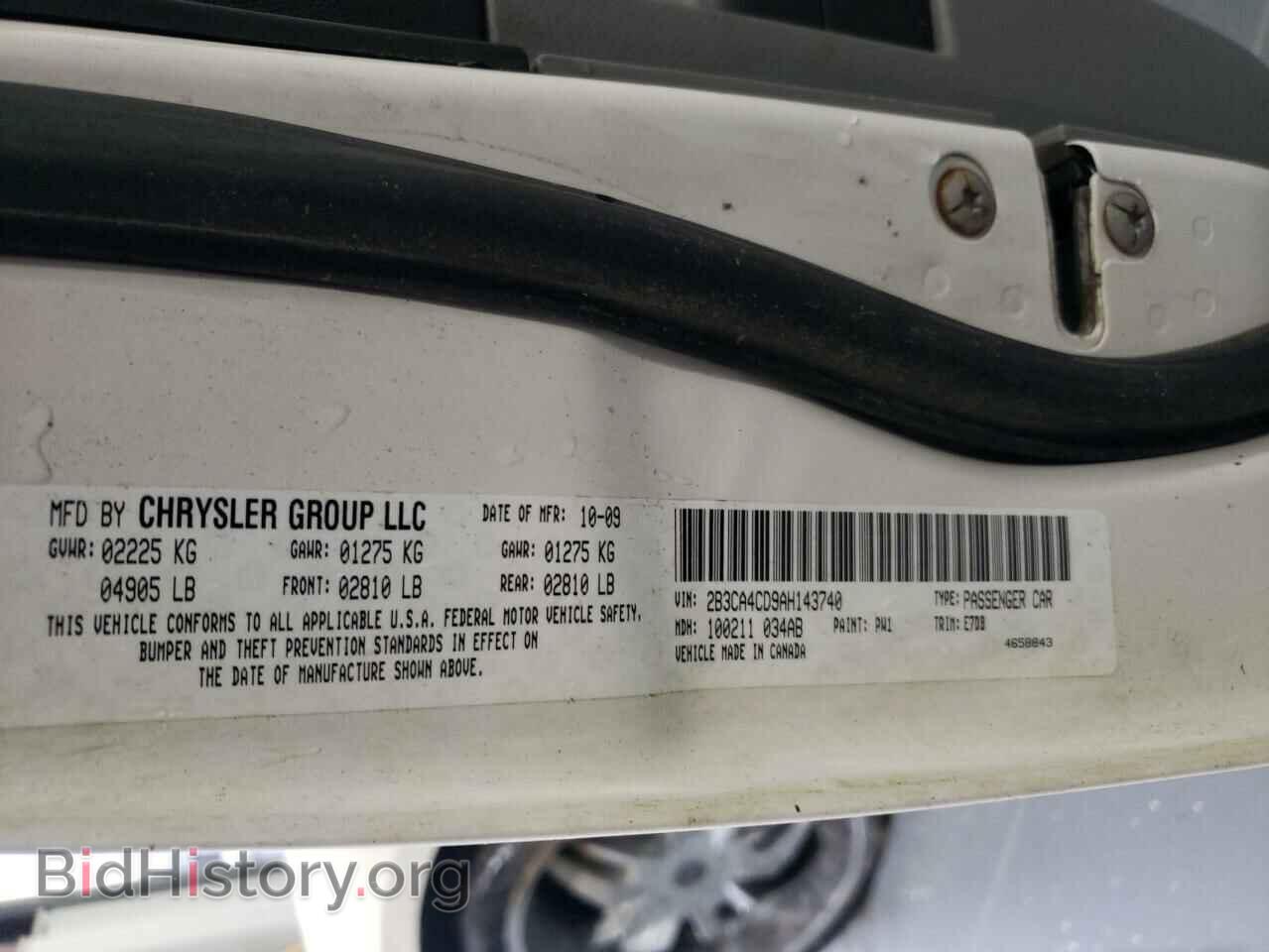 2010 DODGE CHARGER - VIN: 2B3CA4CD9AH143740 - Photo 12