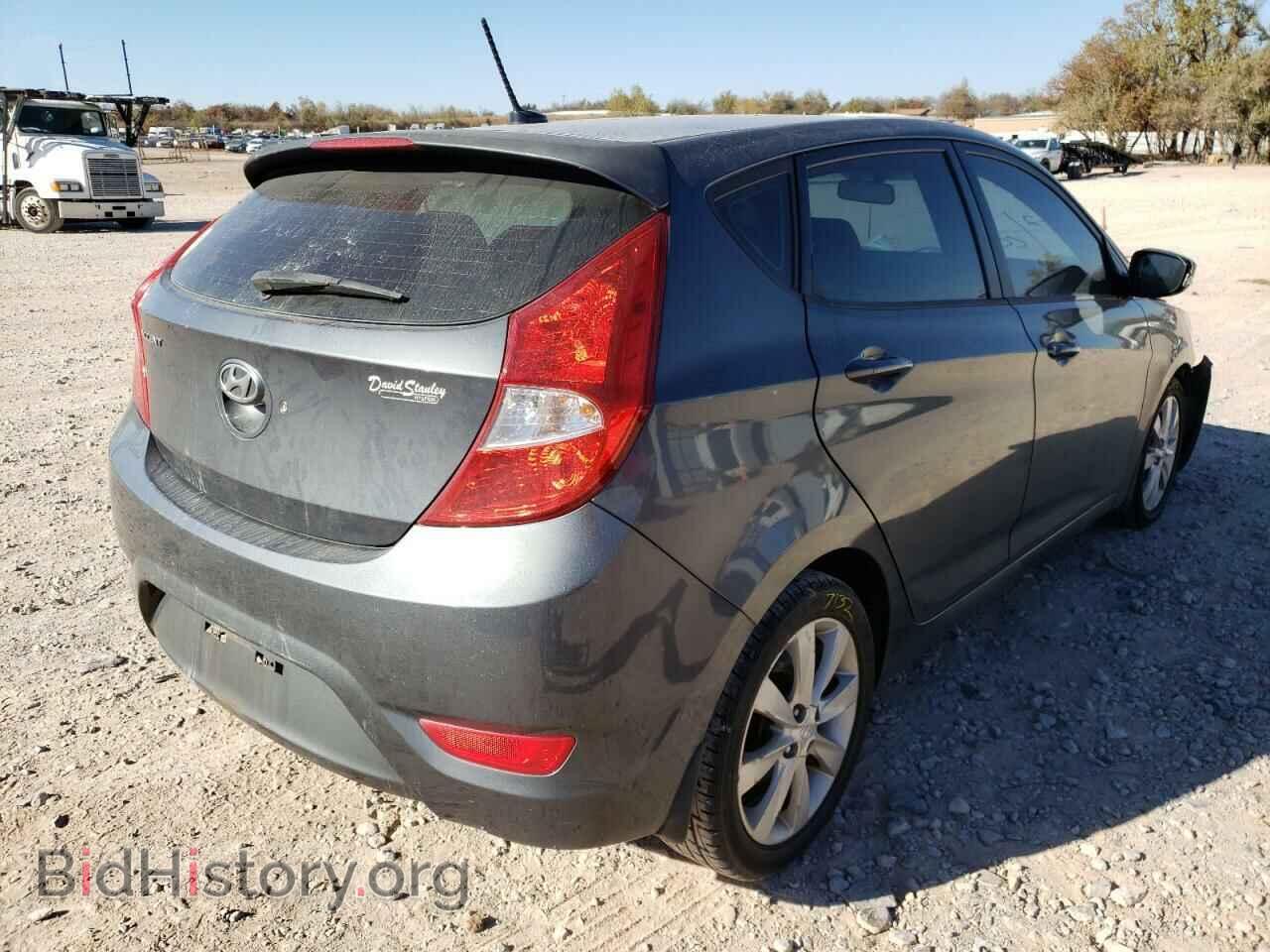 2013 HYUNDAI ACCENT - VIN: KMHCU5AE6DU074901 - Фото 4