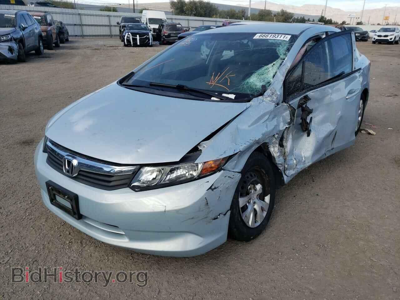 2012 HONDA CIVIC - VIN: 19XFB2F54CE369037 - Фото 2