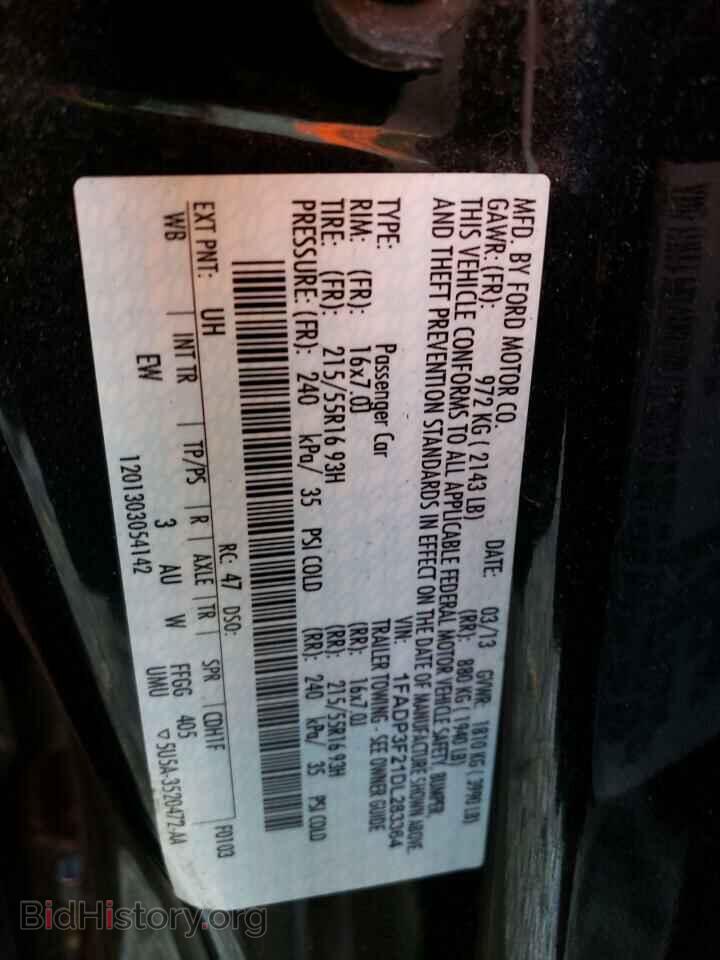 2013 FORD FOCUS - VIN: 1FADP3F21DL283364 - Photo 10