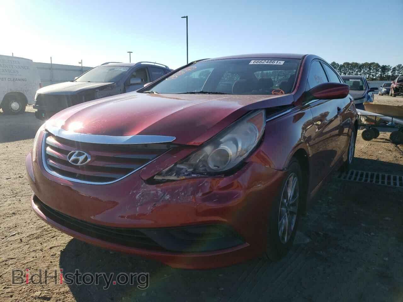 2014 HYUNDAI SONATA - VIN: 5NPEB4AC7EH856437 - Photo 2
