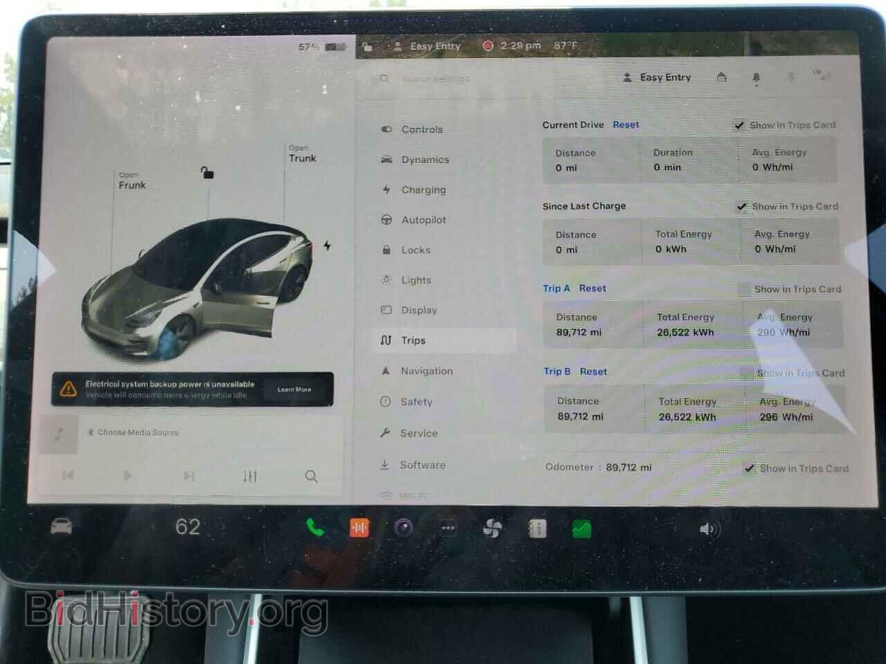 2019 TESLA MODEL 3 - VIN: 5YJ3E1EB2KF432673 - Фото 9
