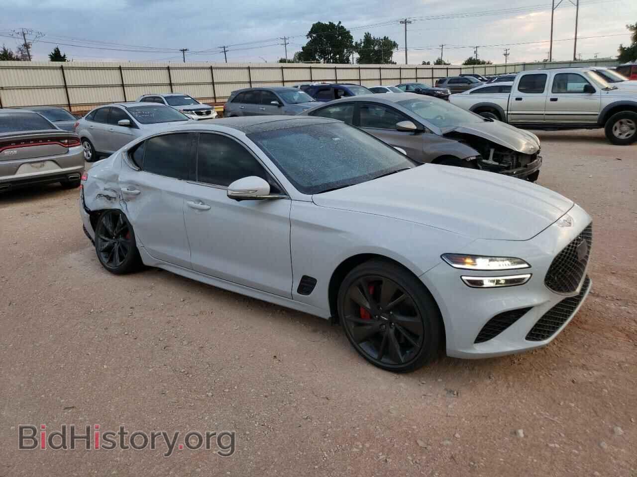 2022 GENESIS G70 BASE - VIN: KMTG54TE4NU096831 - Фото 4