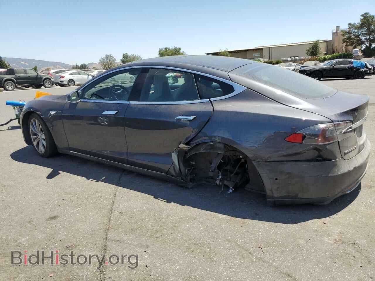 2015 TESLA MODEL S - VIN: 5YJSA1V24FF100215 - Фото 2