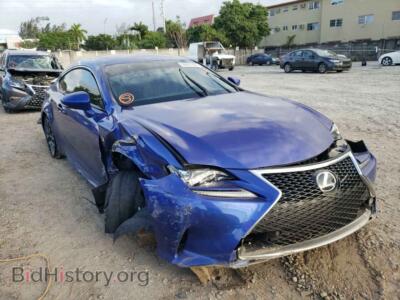 2016 Lexus RC RC 200t, синий — VIN JTHHA5BC3G5000803, Copart